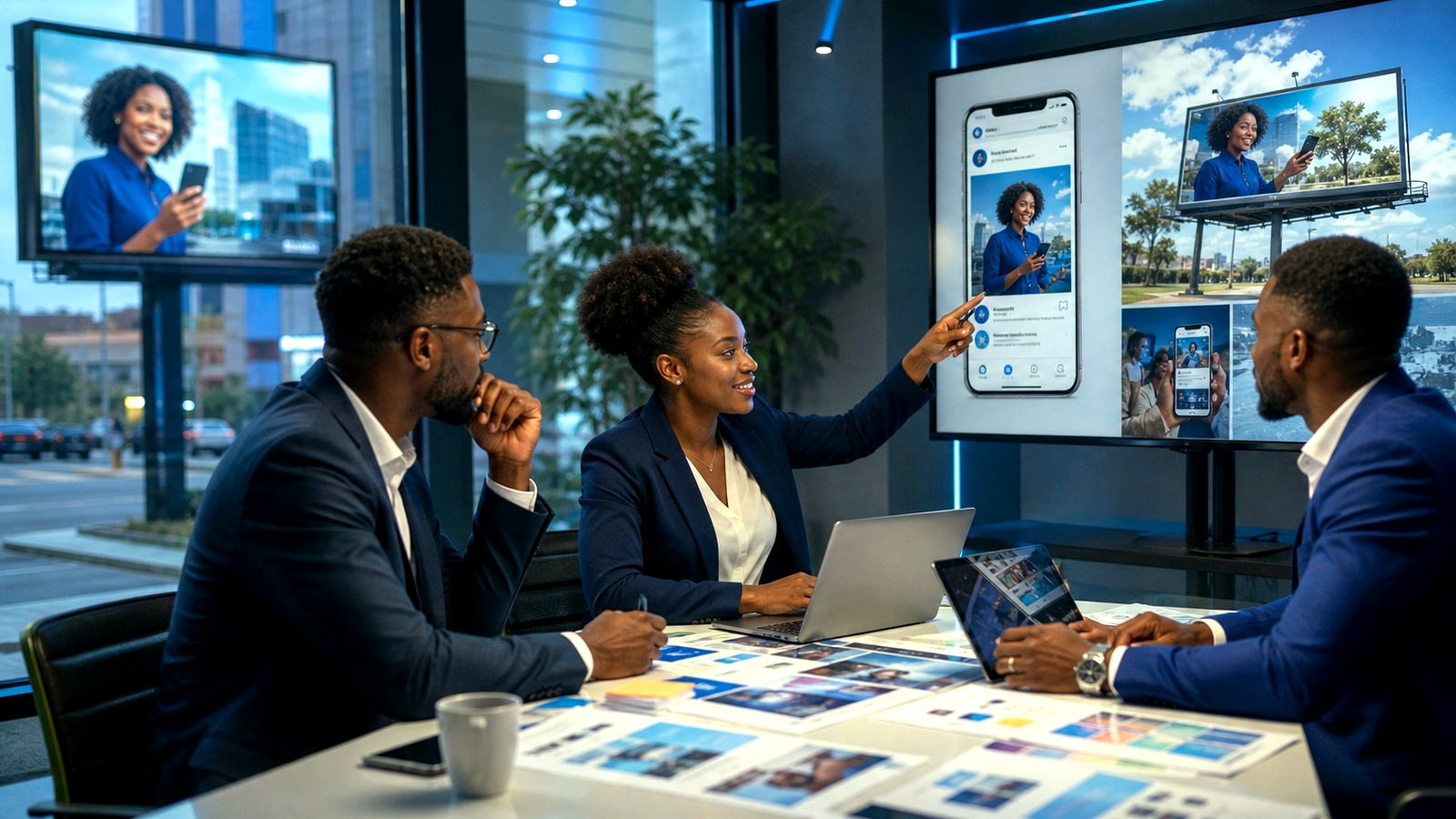 PTH business advertisement technology meeting
