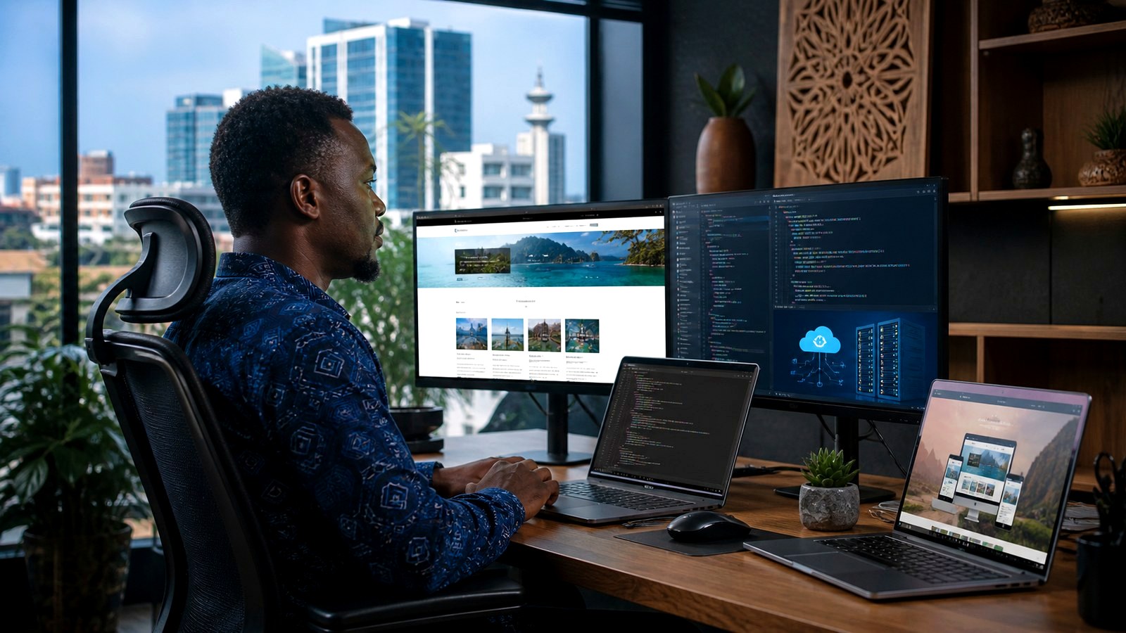Website development and hosting